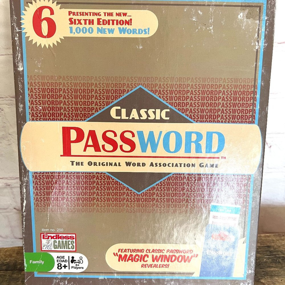 Retro Password Game - 2010 - 6th Edition